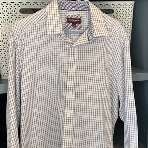 XL Johnston & Murphy multi color dress shirt